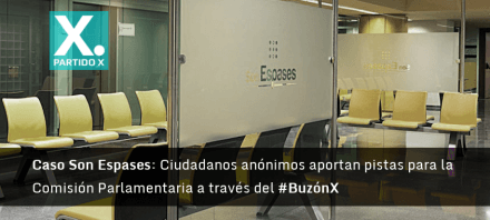A través del BuzónX, ciudadanos anónimos aportan pistas para la Comisión Parlamentaria del caso del Hospital Son Espases
